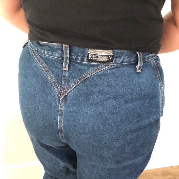 Details about / Vintage rocky mountain womens jeans Awesome Color Magenta